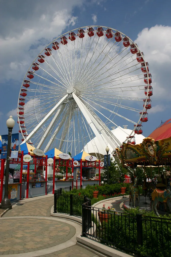 Navy Pier Ferris wheel in Chicago
