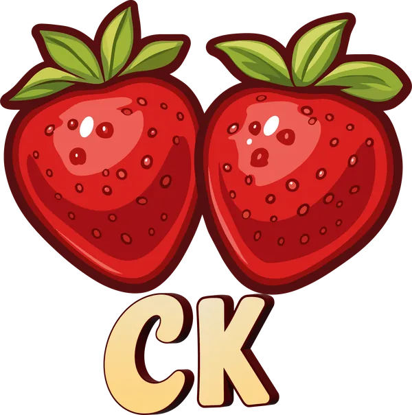 Chokoomania — CK strawberries emblem